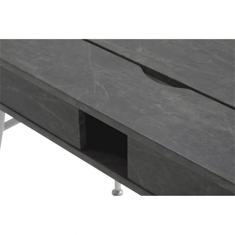 Scrivania moderna Alcove di Calico Designs con ampio cassetto diviso