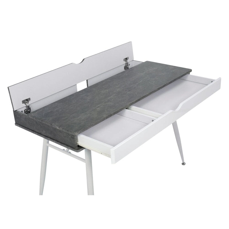 Scrivania moderna Alcove di Calico Designs con ampio cassetto diviso