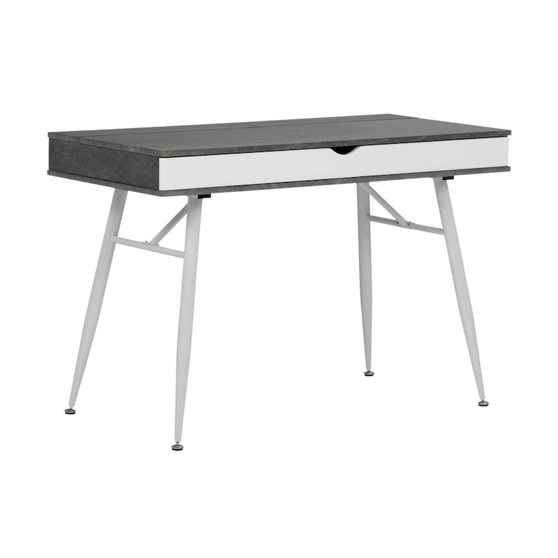 Scrivania moderna Alcove di Calico Designs con ampio cassetto diviso