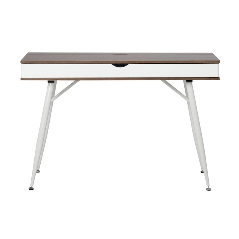 Scrivania moderna Alcove di Calico Designs con ampio cassetto diviso