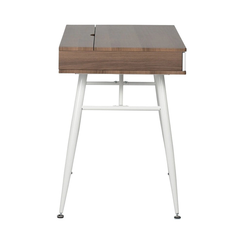 Scrivania moderna Alcove di Calico Designs con ampio cassetto diviso