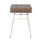 Scrivania moderna Alcove di Calico Designs con ampio cassetto diviso