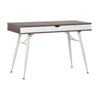 Scrivania moderna Alcove di Calico Designs con ampio cassetto diviso