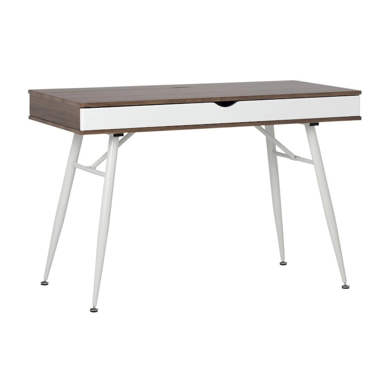 Scrivania moderna Alcove di Calico Designs con ampio cassetto diviso