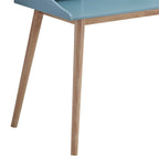 Scrivania da Scrittura in Legno Mid-Century Modern con Credenza