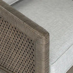 Sedia d'accento in vimini Kaitlin di Classic Home