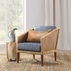 Sedia d'accento in vimini Kaitlin di Classic Home