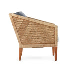 Sedia d'accento in vimini Kaitlin di Classic Home
