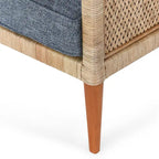 Sedia d'accento in vimini Kaitlin di Classic Home