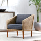 Sedia d'accento in vimini Kaitlin di Classic Home