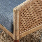 Sedia d'accento in vimini Kaitlin di Classic Home